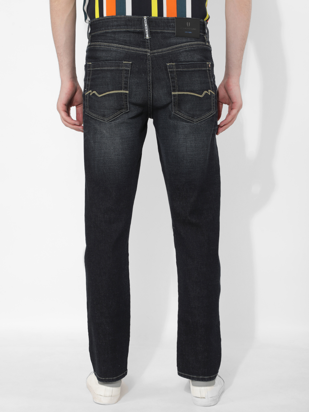 Numero Uno Men Solid Blue Jeans